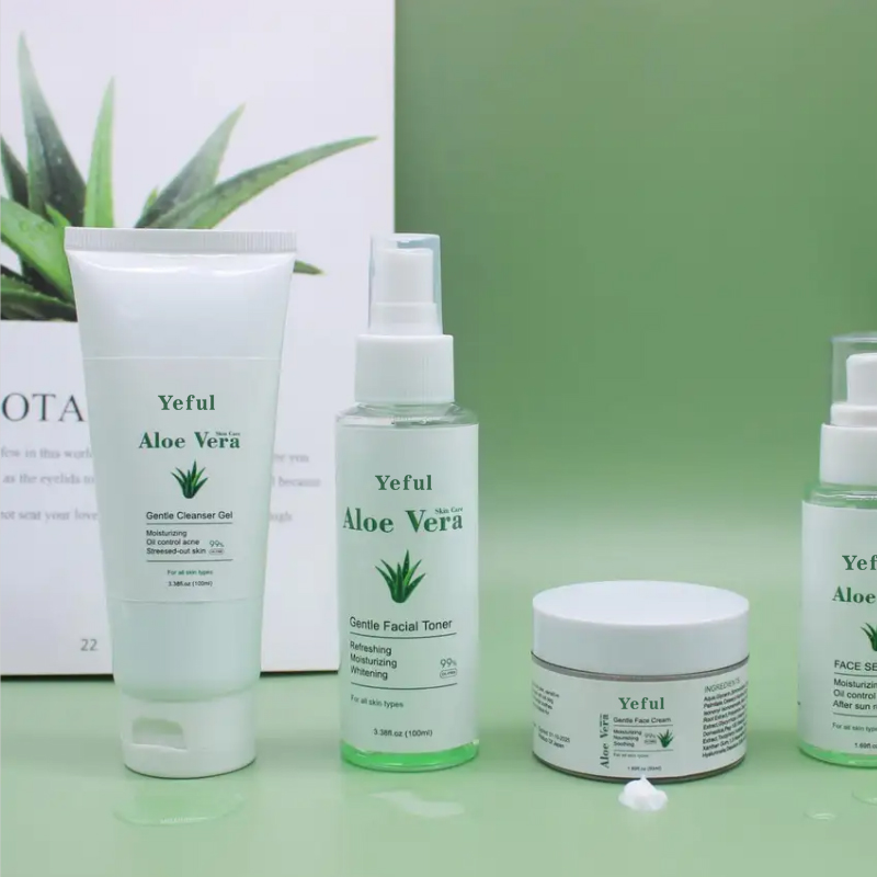 Private Label Aloe Vera Skin Care Set 