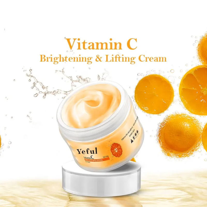 Experience Enhanced Radiance with YEFULSKINCARE's Private Label Vitamin C Whitening and Spot Reducing Cream